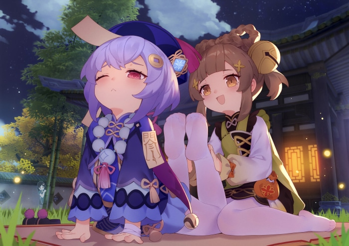 Qiqi and Yaoyao from Genshin Impact