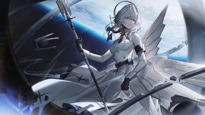 Liv from Punishing: Gray Raven in space