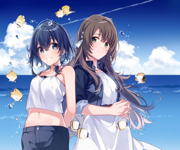 Kukuru Misakino and Fuka Miyazawa from Aquatope Of White Sand 4K