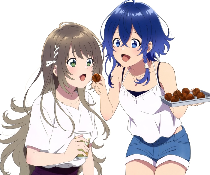 Fuka Miyazawa and Kukuru Misakino from Aquatope Of White Sand 4K