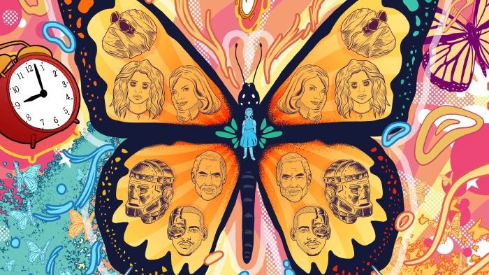 Doom Patrol Butterfly Collage