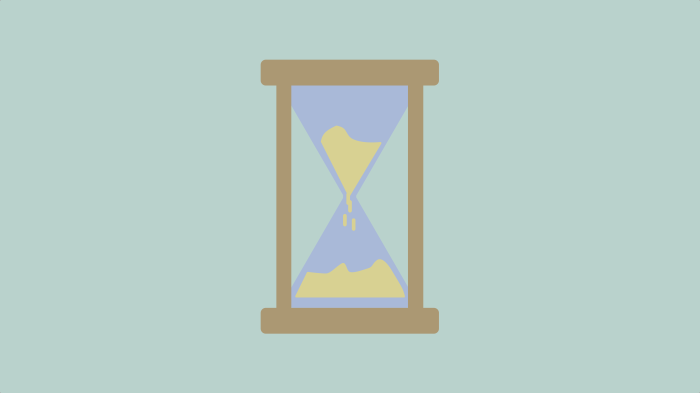 Minimalistic Hourglass