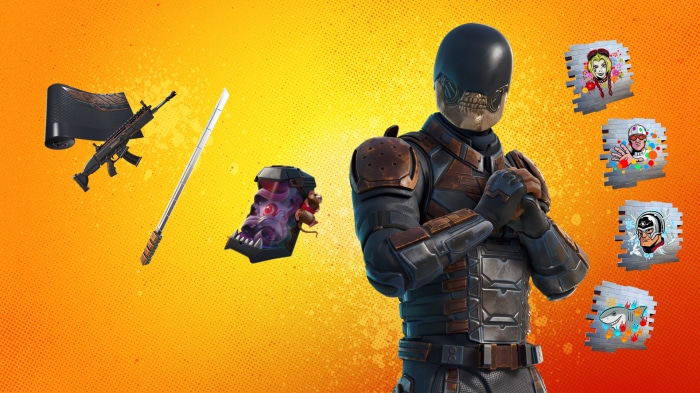 Bloodsport and DC Comics characters from Fortnite