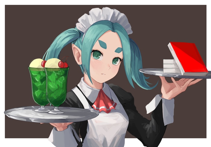Yotsugi Ononoki from Monogatari Series in Maid Outfit
