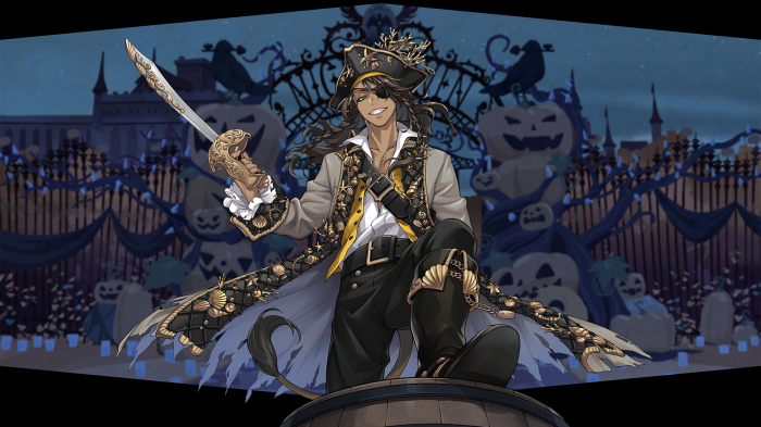 Leona Kingscholar from Twisted Wonderland as a Pirate