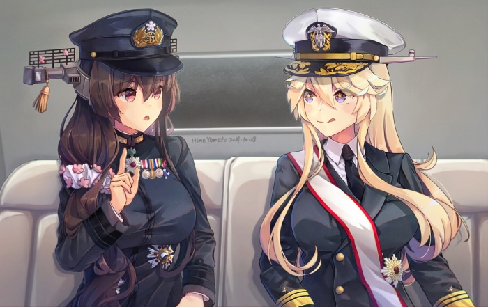 Iowa and Yamato from Kantai Collection
