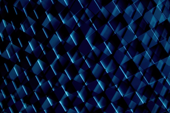 Artistic Blue Pattern 4K