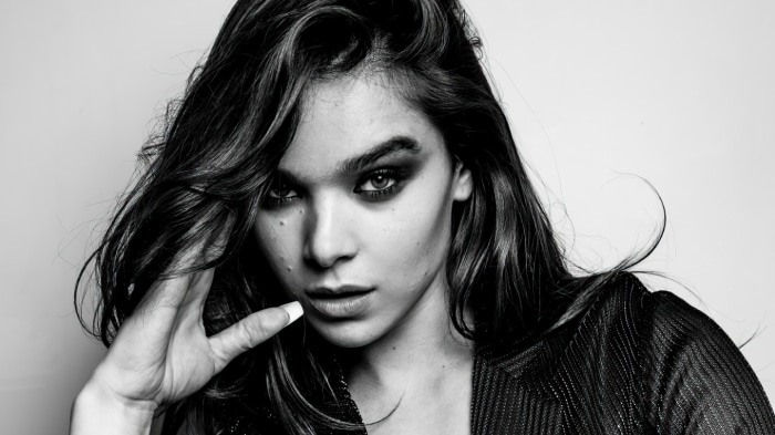 Hailee Steinfeld Black and White Portrait