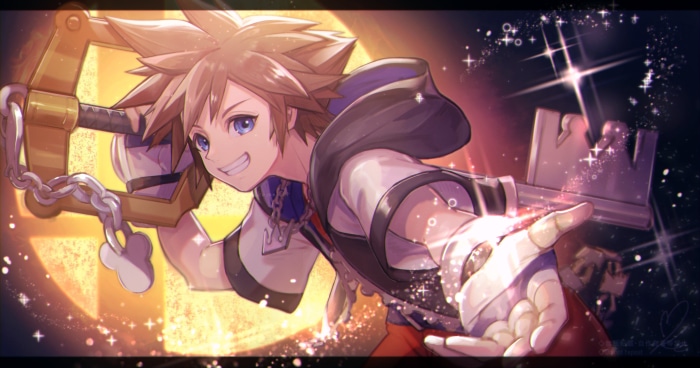 Sora from Kingdom Hearts with Keyblade