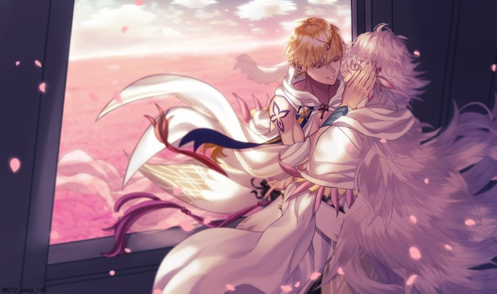 Gilgamesh and Merlin from Fate/Grand Order