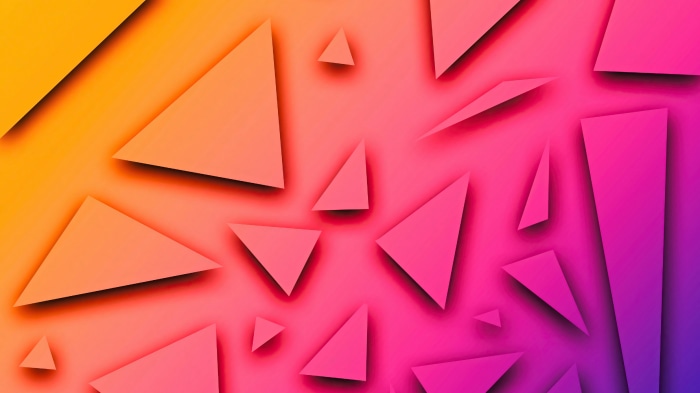 Artistic Triangles 4K