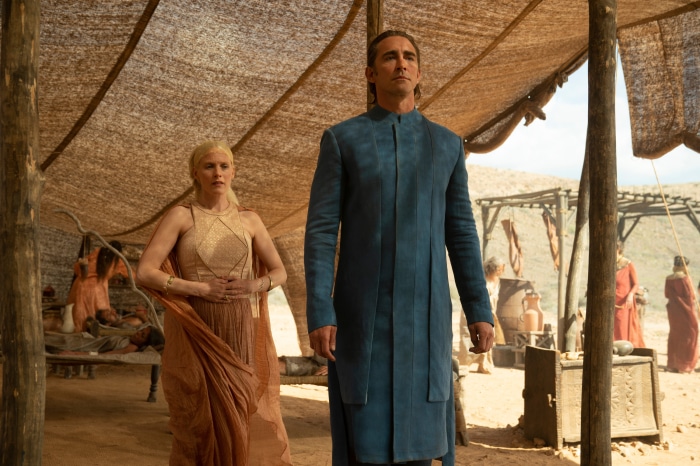 Lee Pace and Laura Birn from Foundation 4K