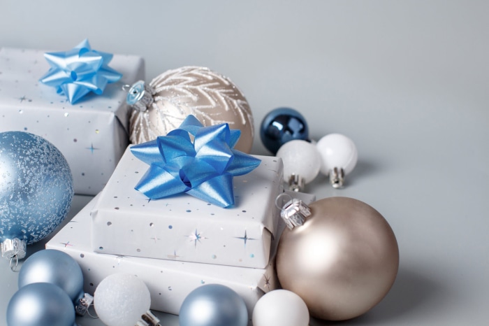 Christmas gifts and ornaments