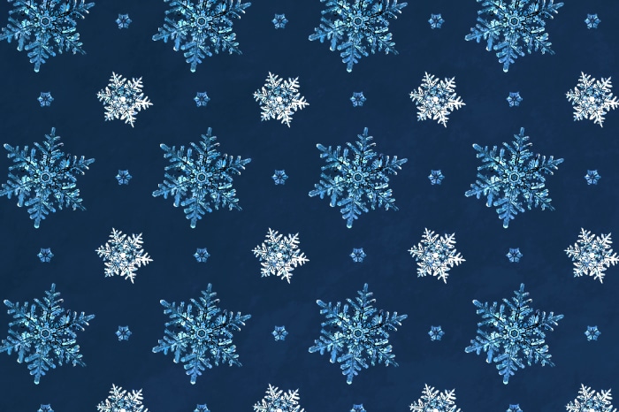 Artistic Snowflake Pattern 4K