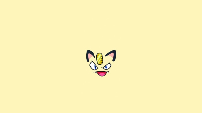 Meowth from Pokémon Minimalist