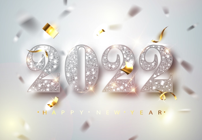 Happy New Year 2022 4K