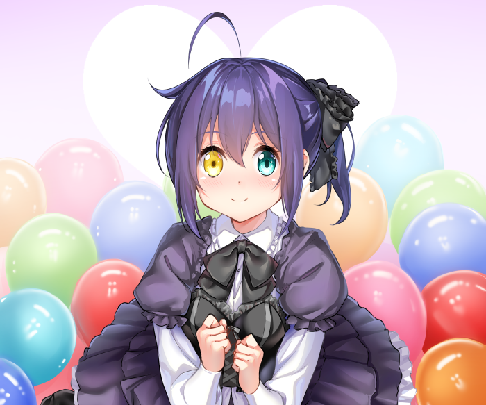 Rikka Takanashi from Love, Chunibyo & Other Delusions with Balloons