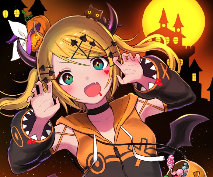 Rin Kagamine Halloween Vampire