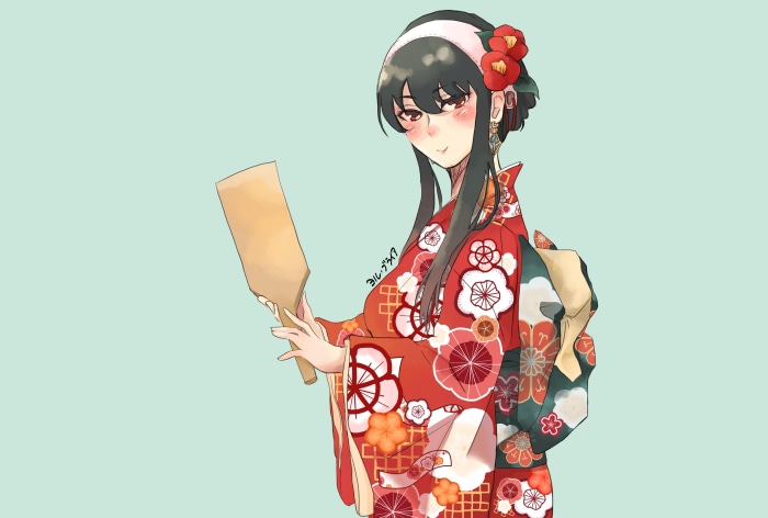 Yor Forger from Spy X Family in Kimono