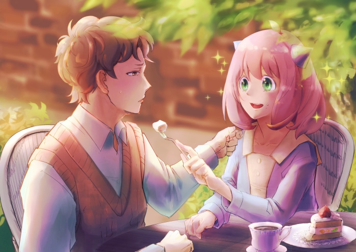 Anya Forger and Damian Desmond from Spy X Family