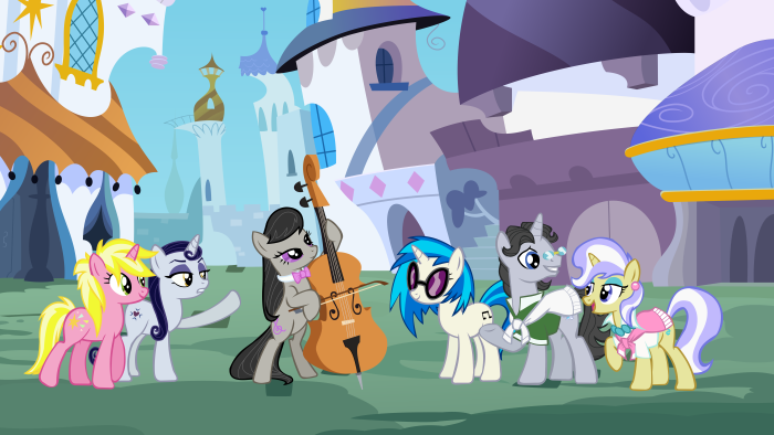 My Little Pony: Octavia Melody, DJ Pon-3, Jet Set, Upper Crust
