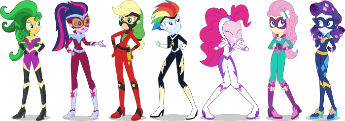My Little Pony: Equestria Girls superhero team