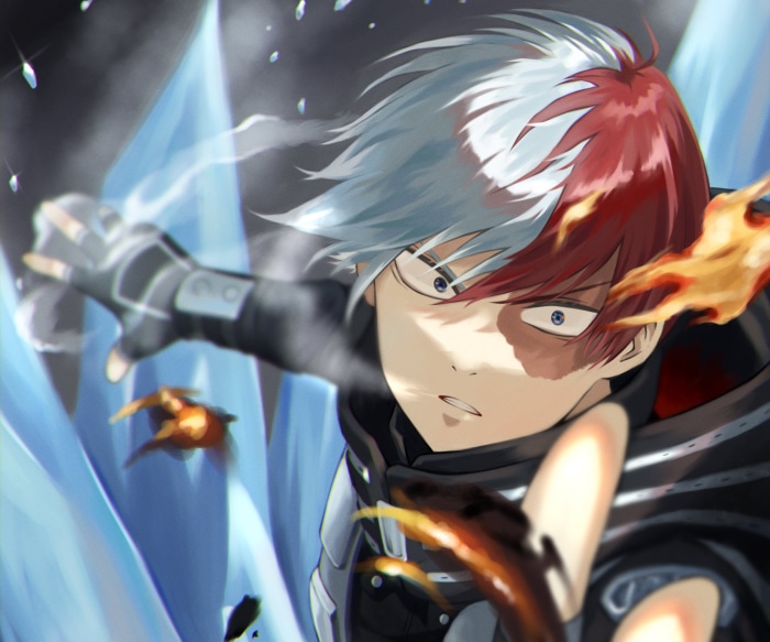 Shoto Todoroki from My Hero Academia