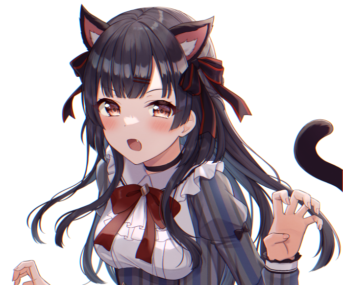 Fuyuko Mayuzumi from The IDOLM@STER: Shiny Colors with cat ears