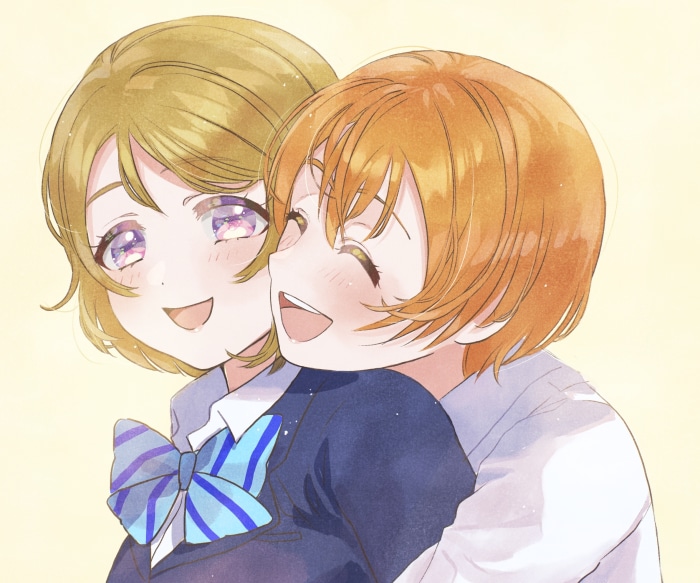 Hanayo Koizumi and Rin Hoshizora from Love Live! School Idol Project