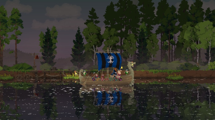 Kingdom: Two Crowns HD Viking ship