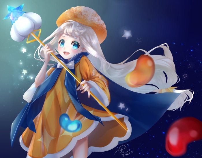 Cream Puff Cookie from COOKIE RUN: KINGDOM 4K
