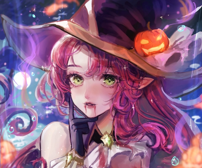 Nami from League of Legends Halloween Witch