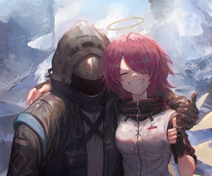 Doctor and Exusiai from Arknights