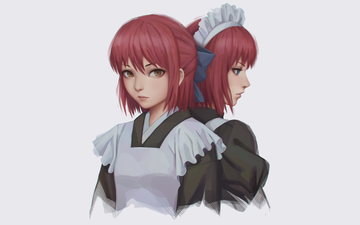 Kohaku and Hisui from Tsukihime
