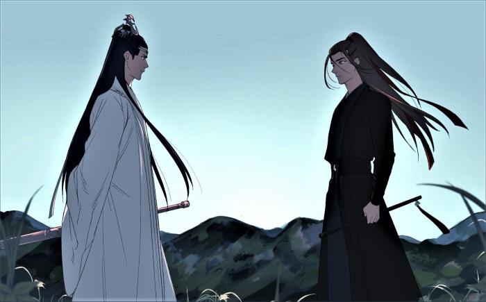 Lan Zhan and Wei Ying from The Untamed