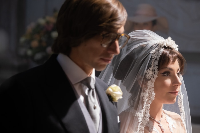 Lady Gaga and Adam Driver from House of Gucci
