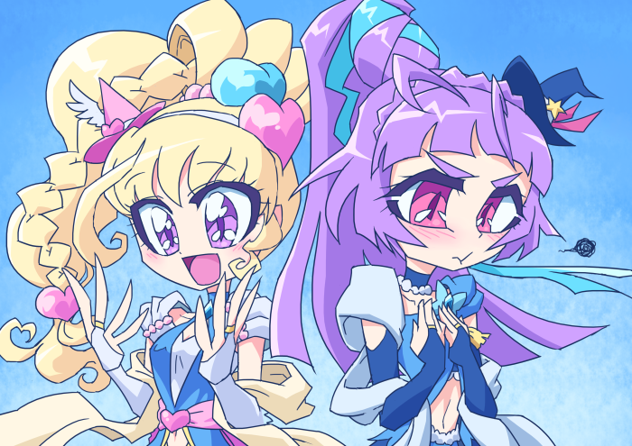 Maho Girls PreCure! Riko and Mirai