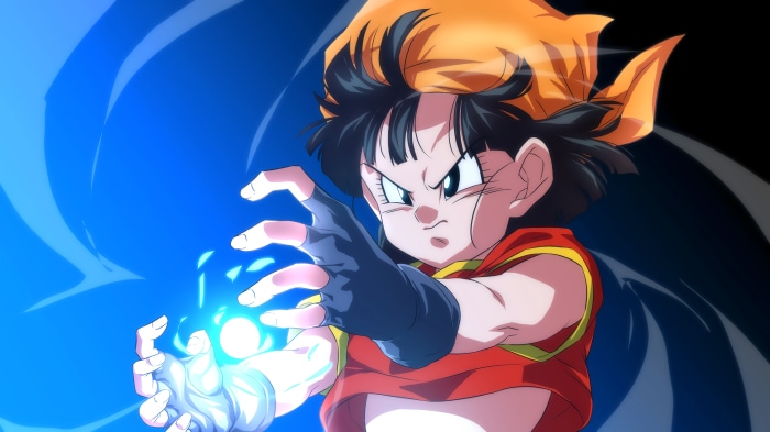Pan from Dragon Ball GT charging energy