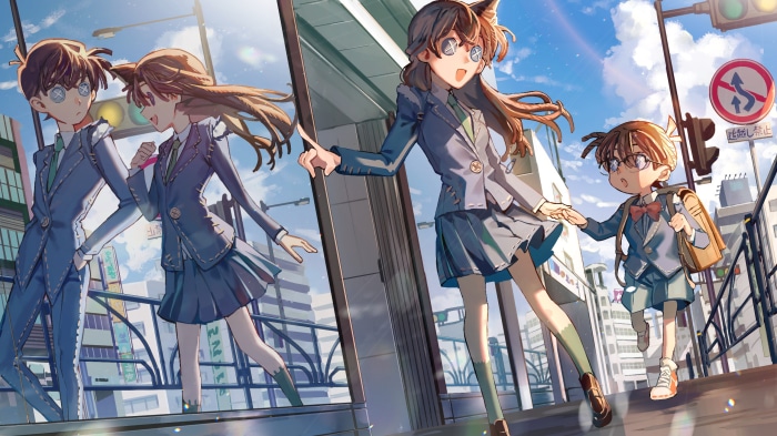 Shinichi and Ran from Detective Conan