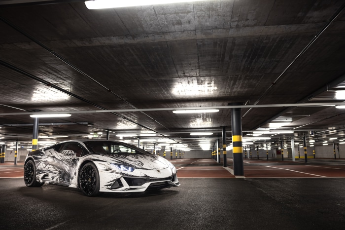 Lamborghini Huracán EVO "Minotauro" by Paolo Troilo in parking garage