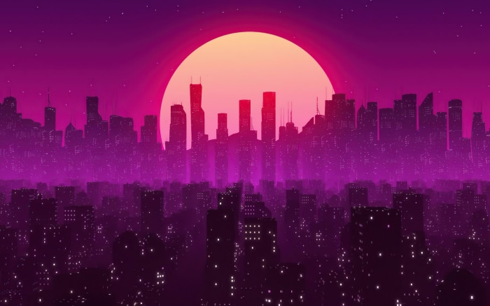 Artistic Synthwave HD, Vaporwave, City, HD Wallpaper | Rare Gallery