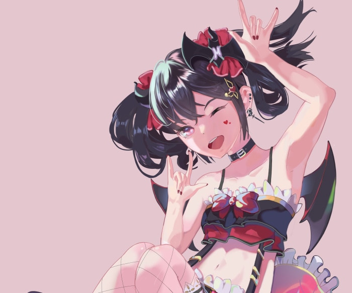 Nico Yazawa from Love Live! in a devil costume