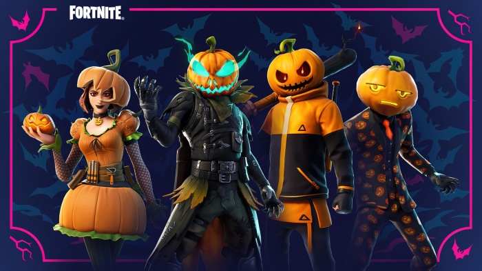 Fortnite Halloween Skins with Pumpkin Heads