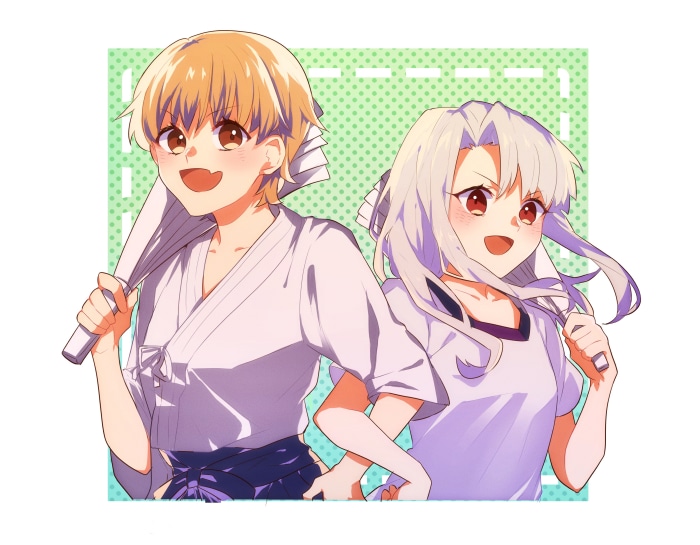 Illyasviel Von Einzbern and Taiga Fujimura from Fate/Stay Night