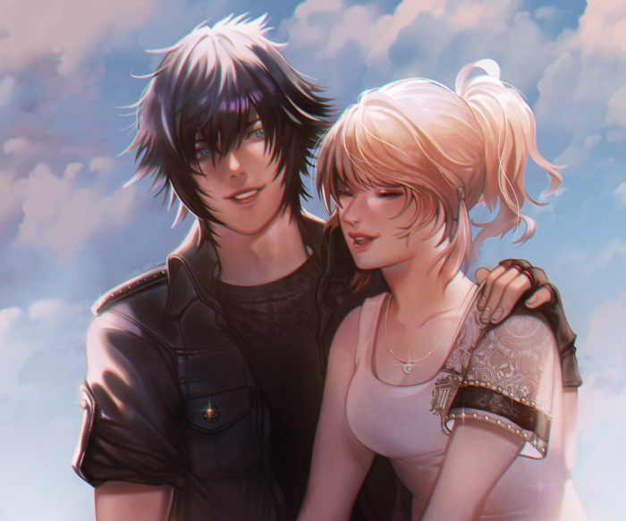 Noctis and Lunafreya from Final Fantasy XV