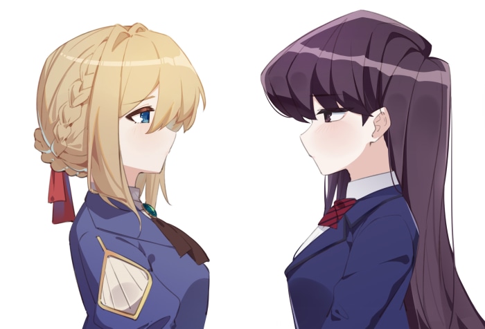 Violet Evergarden and Komi Shouko Crossover
