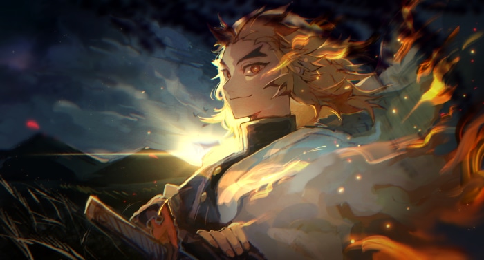 Kyojuro Rengoku from Demon Slayer 4K