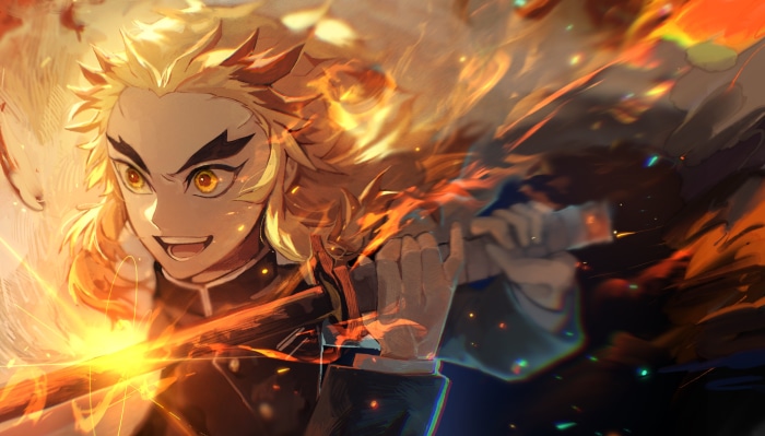 Kyojuro Rengoku from Demon Slayer: Kimetsu No Yaiba 4K