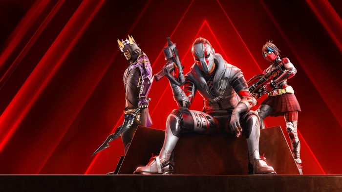 Three characters from Hyper Scape