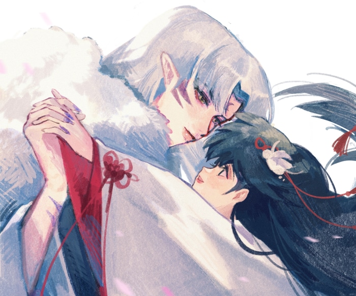 Rin and Sesshomaru from InuYasha